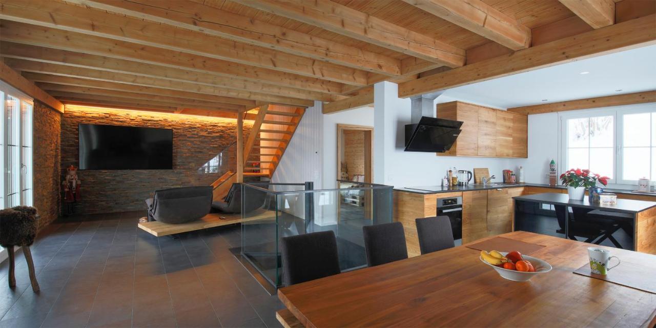 Exklusives Chalet Mit Traumhafter See- Und Bergsicht Seelisberg Zewnętrze zdjęcie