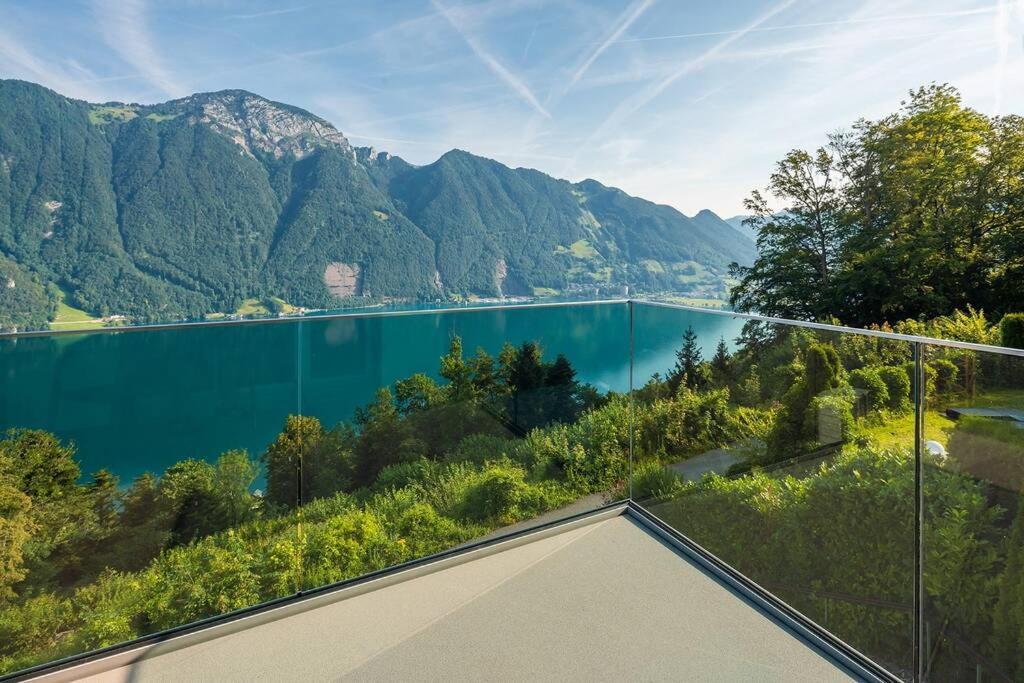 Exklusives Chalet Mit Traumhafter See- Und Bergsicht Seelisberg Zewnętrze zdjęcie